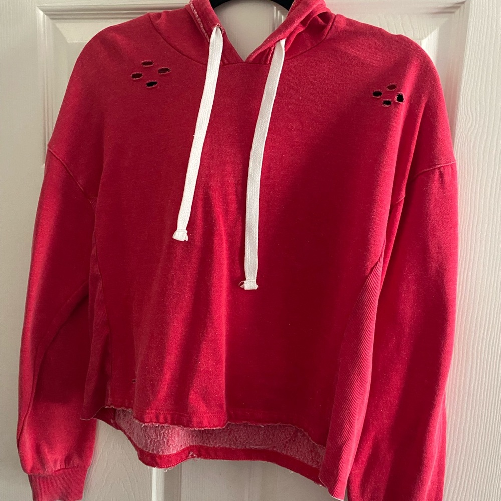 Target bright red sweatshirt sz medium